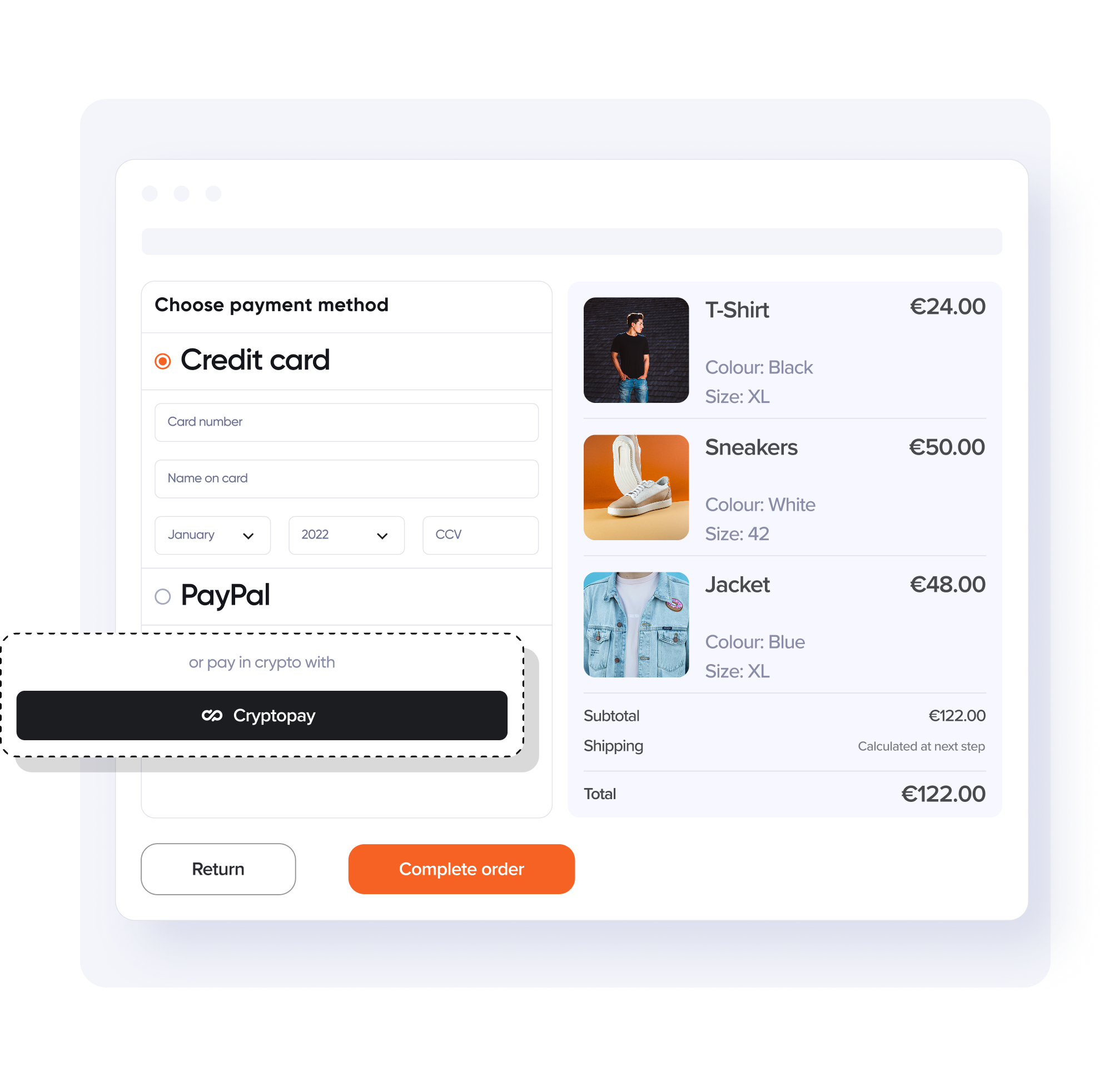 Use pre-built components or take advantage of a ready-made payment page, which you can customise to fit your brand and business needs.