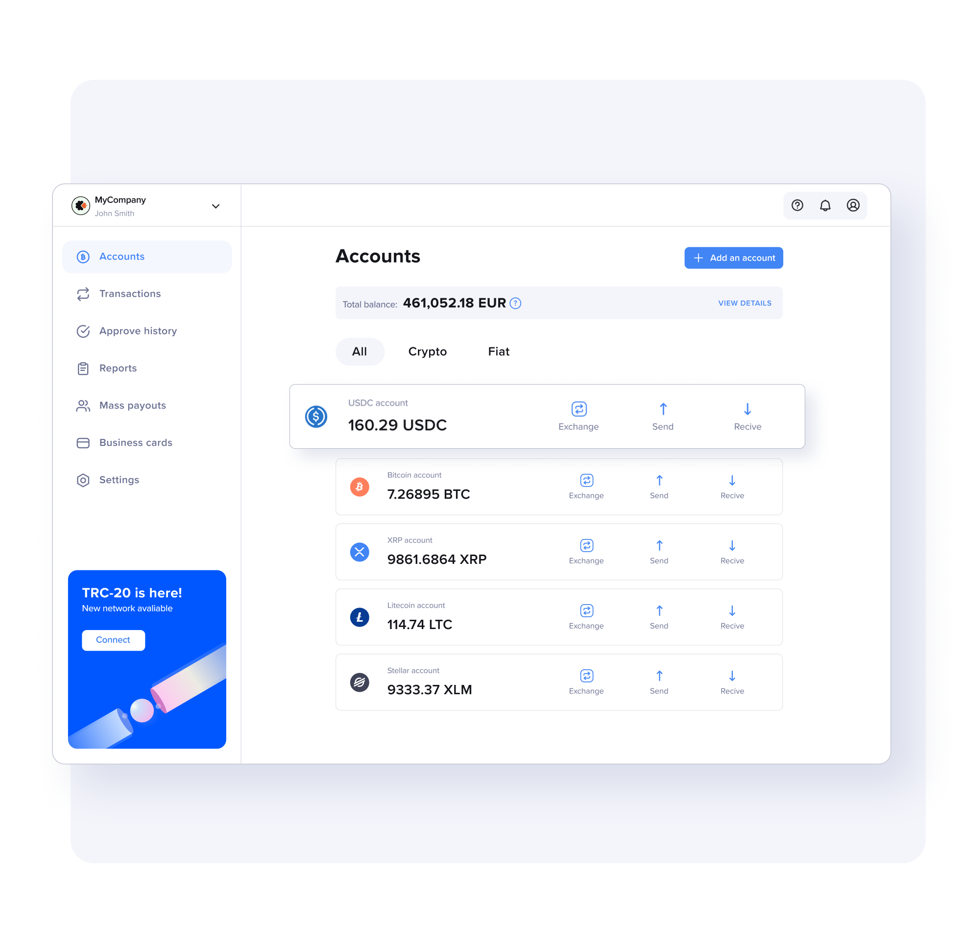 You're all set! Begin processing USDC transactions and expanding your payment options.