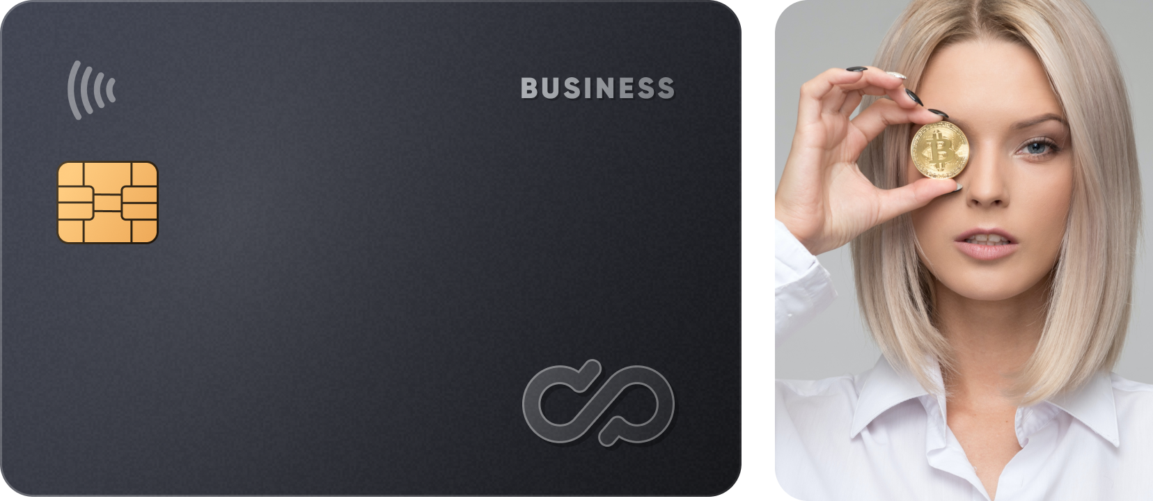 With the Cryptopay Business card